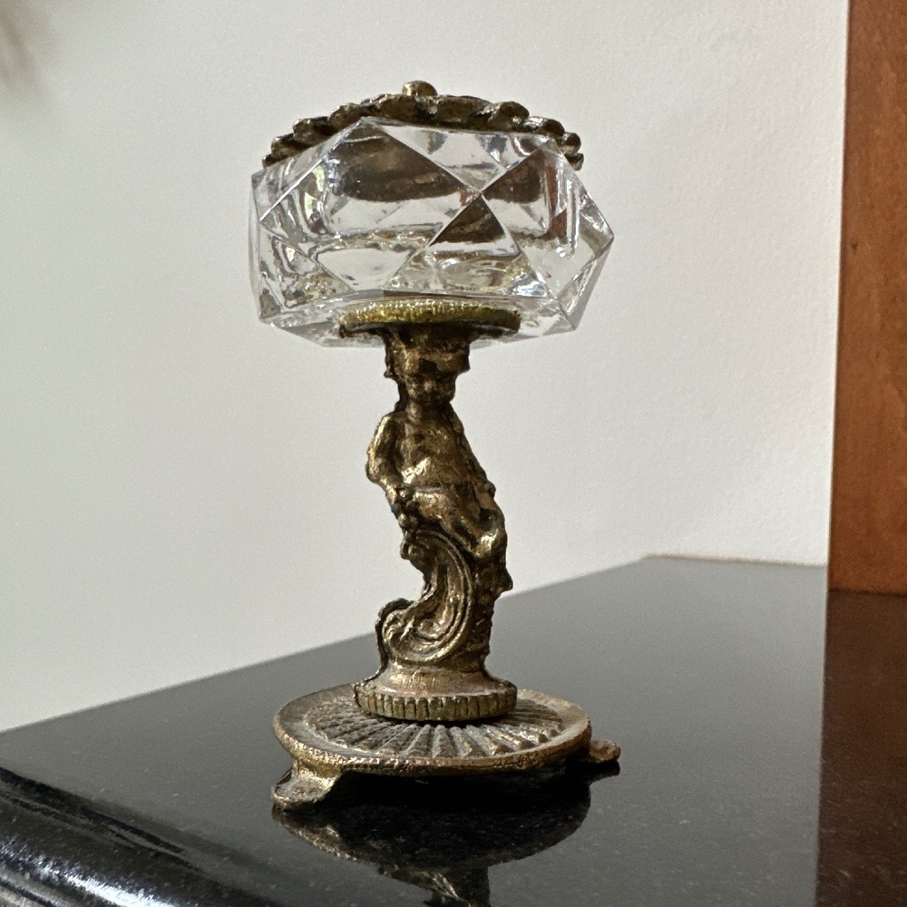 Vintage Cherub Salt Cellar